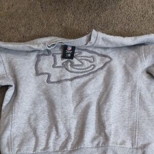 NFL Team Gray Kansas City Chiefs Sweatshirt